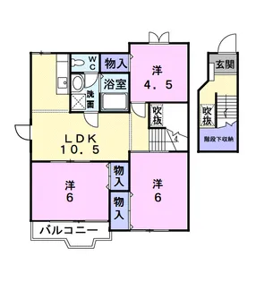 エスポワール2000【2階】の間取り