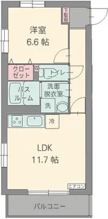 プランドール【4階】の間取り