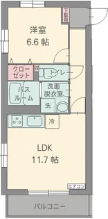 プランドール【4階】の間取り