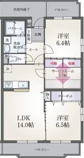 シンフォニーハウス【1階】の間取り