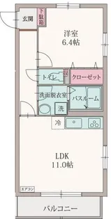 ミクアルト【2階】の間取り