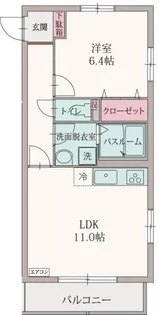 ミクアルト【2階】の間取り