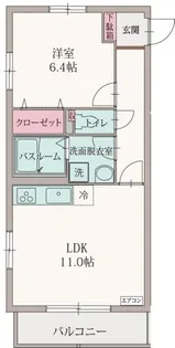 ミクアルト【3階】の間取り