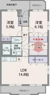 シレンシオ ベルデ【1階】の間取り