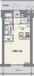 エム・セレーノ【1階】の間取り
