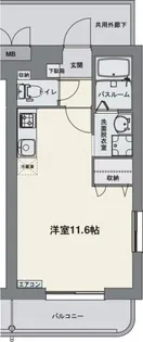 エム・セレーノ【3階】の間取り