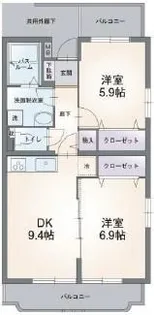 ベアテスPTMIII【3階】の間取り