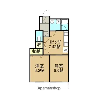 RADICE【1階】の間取り