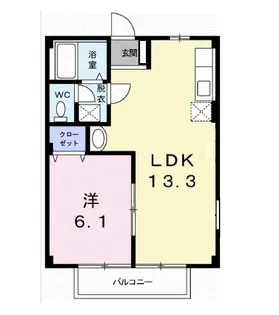 エステートⅡ【1階】の間取り