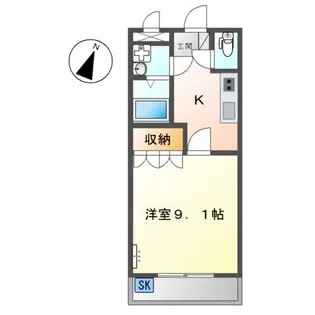 グランド ボヌール【2階】の間取り