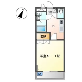 グランド ボヌール【3階】の間取り
