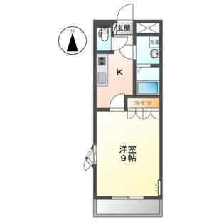 サンモール中島A【2階】の間取り