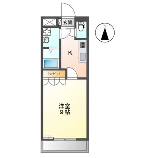 サンモール中島A【2階】の間取り