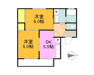 ソフィアK【1階】の間取り