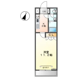 プランドール【2階】の間取り