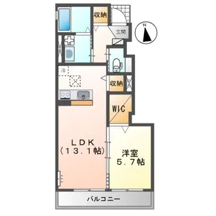 カームネス【1階】の間取り