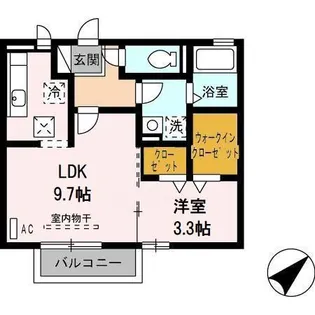 CITY PAL(シティパル)【2階】の間取り