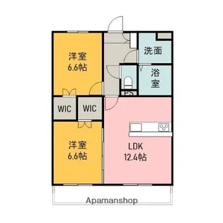 フォルテコート本郷町【1階】の間取り