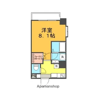 ハピデンス西本町【9階】の間取り