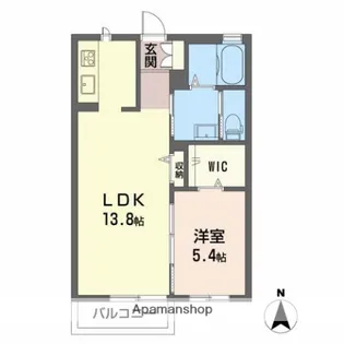シェリール【1階】の間取り