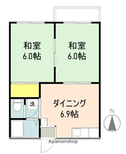 メゾン中村【2階】の間取り