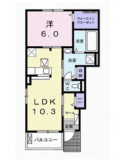 花遊 参番館【1階】の間取り
