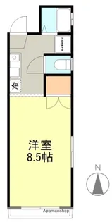 フラットリットシライ【2階】の間取り