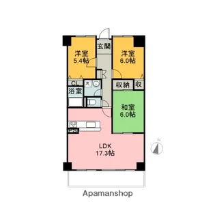 フラッツ・ホリー【7階】の間取り