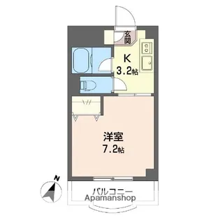 ワコーハイツ【2階】の間取り