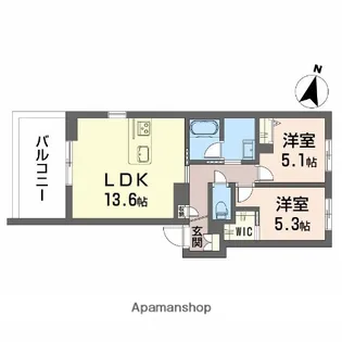 SHINE FORT【1階】の間取り