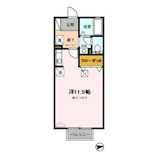 M STAGE SAE(エムステージサエ)【1階】の間取り