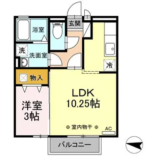 サニーヒルズ【1階】の間取り