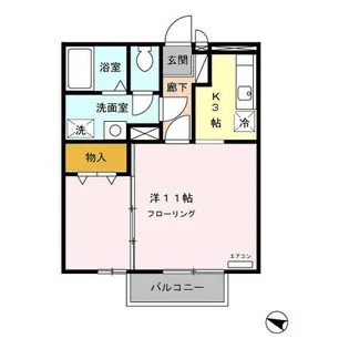 エンジェル湘南【1階】の間取り