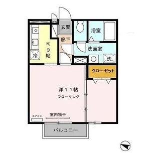 エンジェル湘南【1階】の間取り