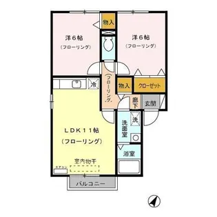 プチソレイユ【2階】の間取り