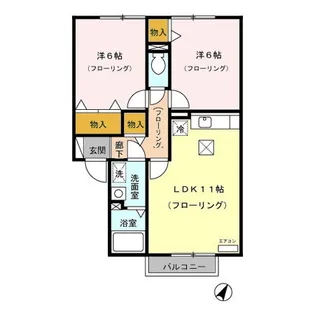 プチソレイユ【1階】の間取り