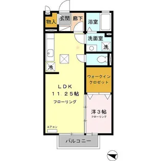 マーメゾン和田Ⅱ【1階】の間取り