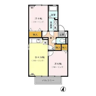 エトワールK【2階】の間取り