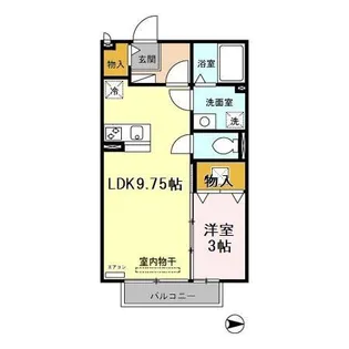 チェリー アベニュー【1階】の間取り