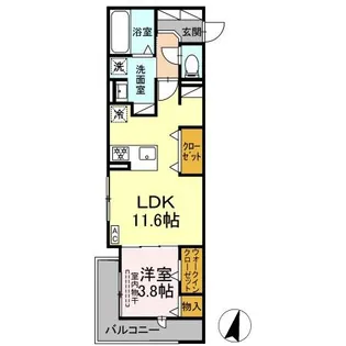 DiosPersimmon長泉 I棟【2階】の間取り