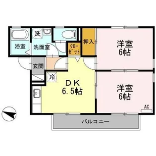 プロムナード【2階】の間取り