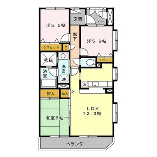 エミネンス長久保【2階】の間取り