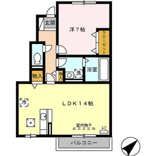 パンテオンK【1階】の間取り