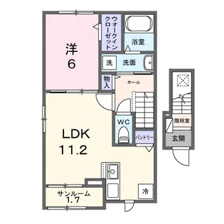 フェリス・カーサ【2階】の間取り