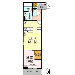 (仮称)DーROOM三島市東本町分譲賃貸PJ【2階】の間取り