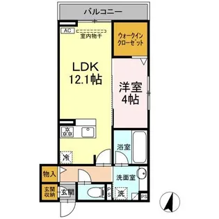 (仮称)DーROOM三島市東本町分譲賃貸PJ【2階】の間取り