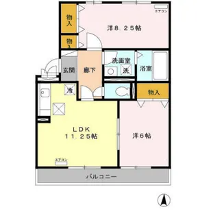 ルナ ジュイエ【1階】の間取り