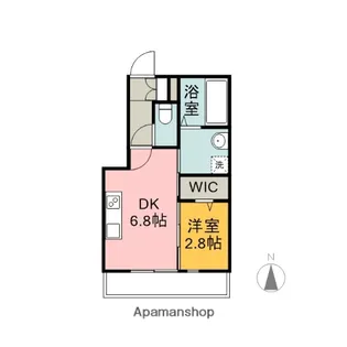 グランドゥール壱町田【103号室】の間取り