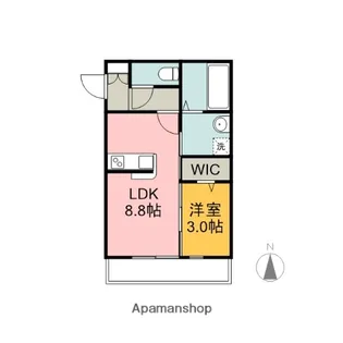 グランドゥール壱町田【201号室】の間取り