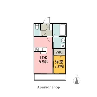 グランドゥール壱町田【2階】の間取り